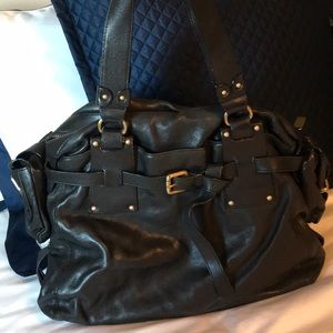 Kooba black leather handbag